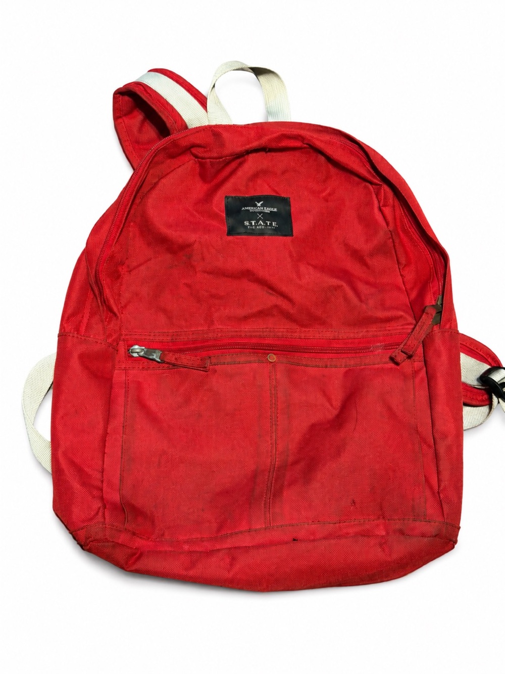 American Eagle x STATE Red Backpack School Bag